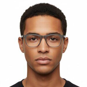 Celine Mens Square/Rectangle Grey Grey Transparent Fashion Designer Eyewear